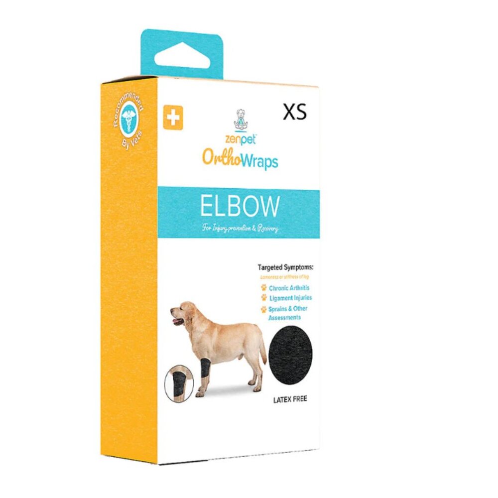 ZenPet Othrowraps Elbow Wrap for Dogs for injury prevention & recovery SZ LARGE